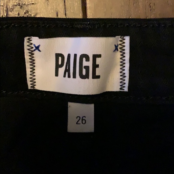 Black Paige Denim Skinny Jeans Size 26 - Picture 2 of 2